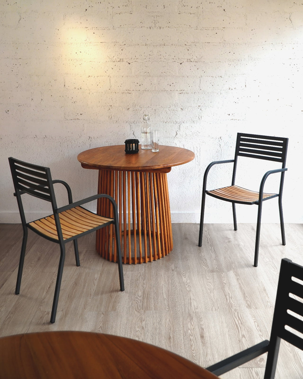 Teak table – Kentana, natural natural materials in boho style