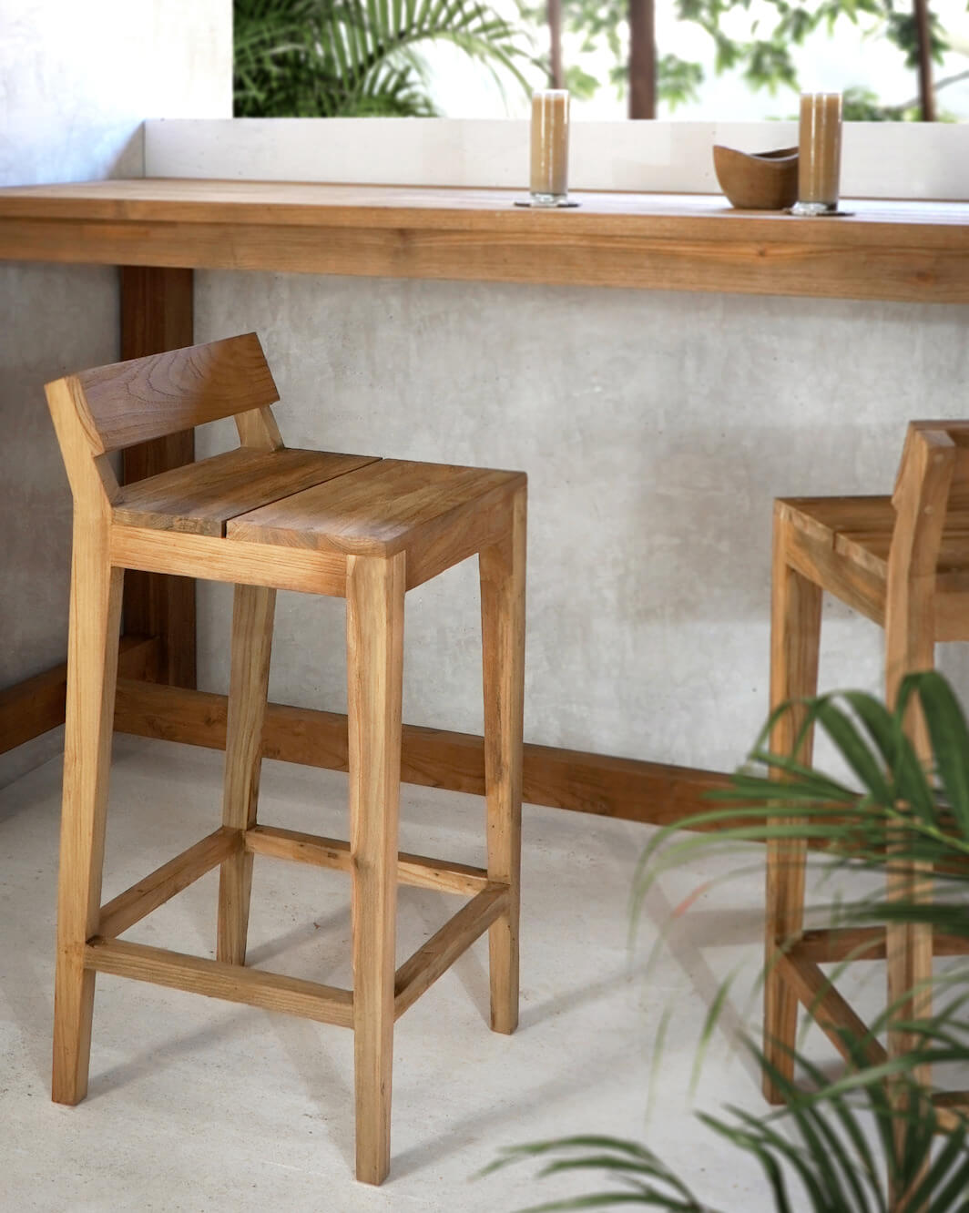 Bali Furniture – Dante Bar Chair Without Cushion – The Dante Bar Chair Without Cushion adds