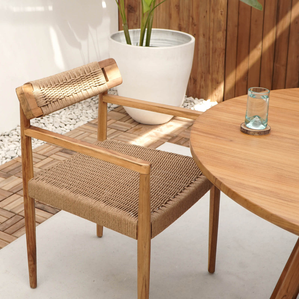 Eva Armchair Without Cushion – Set of 2