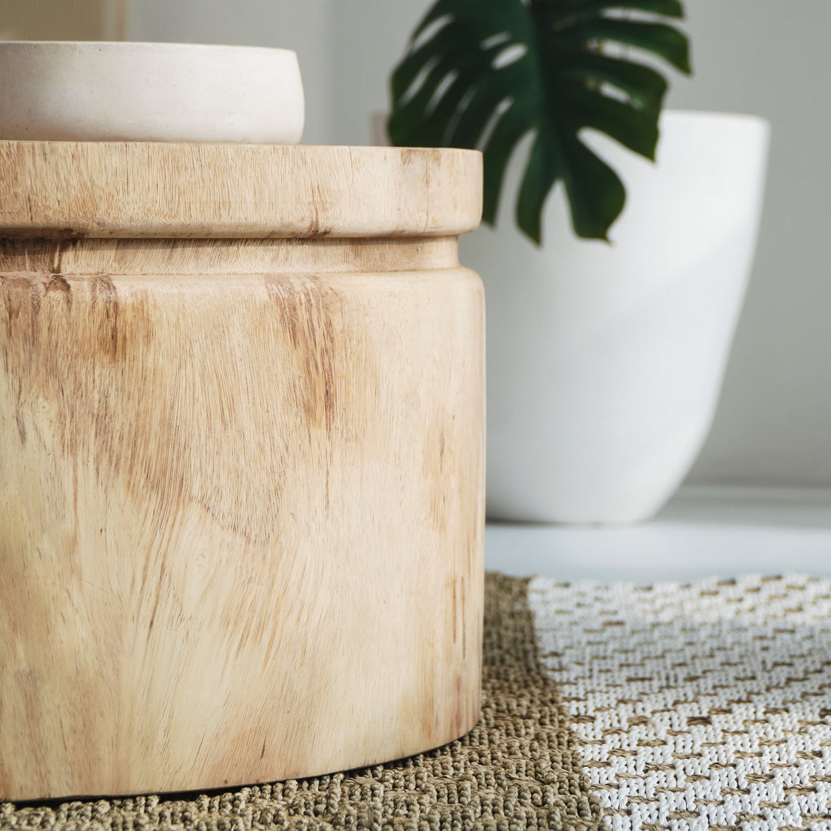 Suar wood coffee table – Marshall, natural natural materials in boho style
