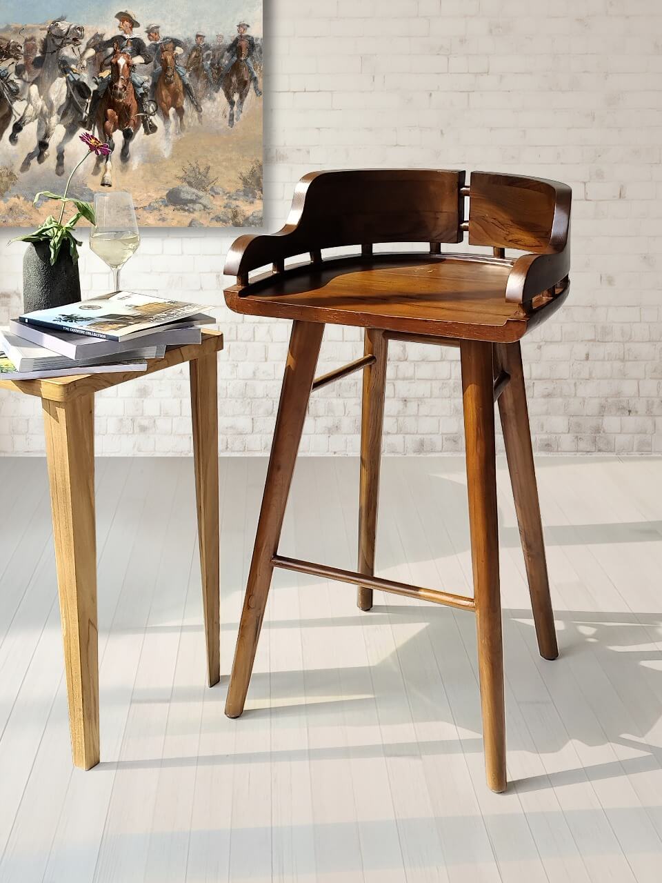 Dawson Bar Chair Without Cushion – Set of 2