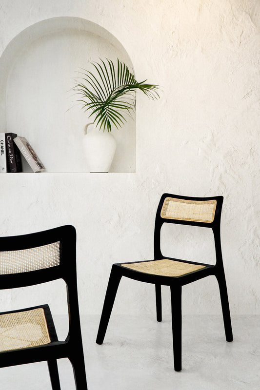 Bali Furniture – Stefano Dining Chair Without Cushion – The Stefano Dining Chair Without Cushion