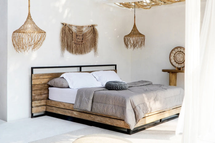Bali Furniture – Miranda Bed With Headboard – The Miranda Bed With Headboard adds dept