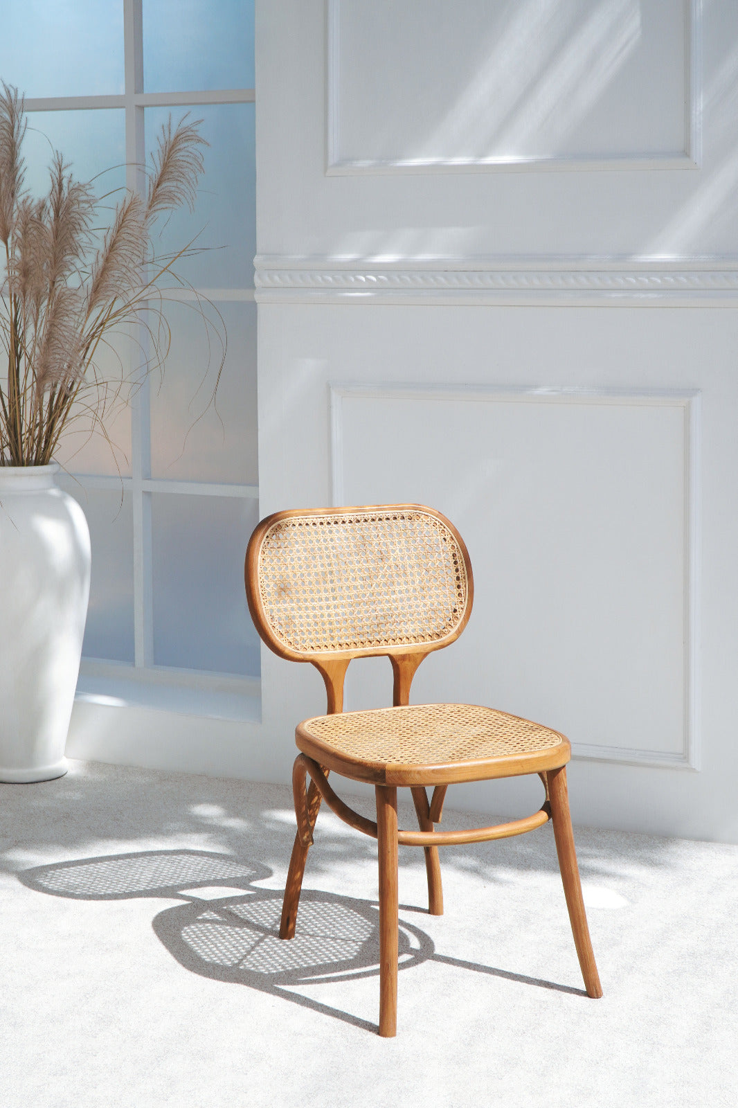 The Fazio dining chair – natural materials, boho furniture handmade in Bali
