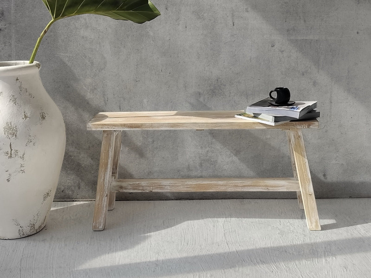 Mahogany bench – Ranch, natural natural materials in boho style