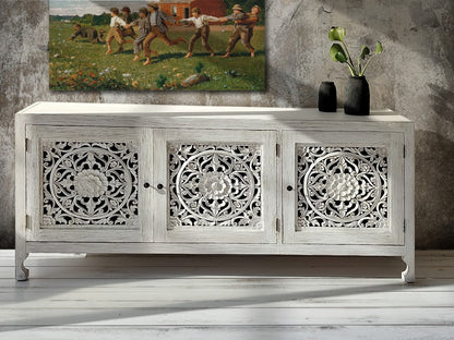 Teak buffet – Samboja Doors, natural natural materials in boho style