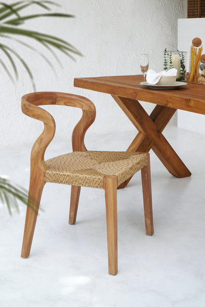 Bali Furniture – Edward Dining Chair Without Cushion – The Edward Dining Chair Without Cushion 