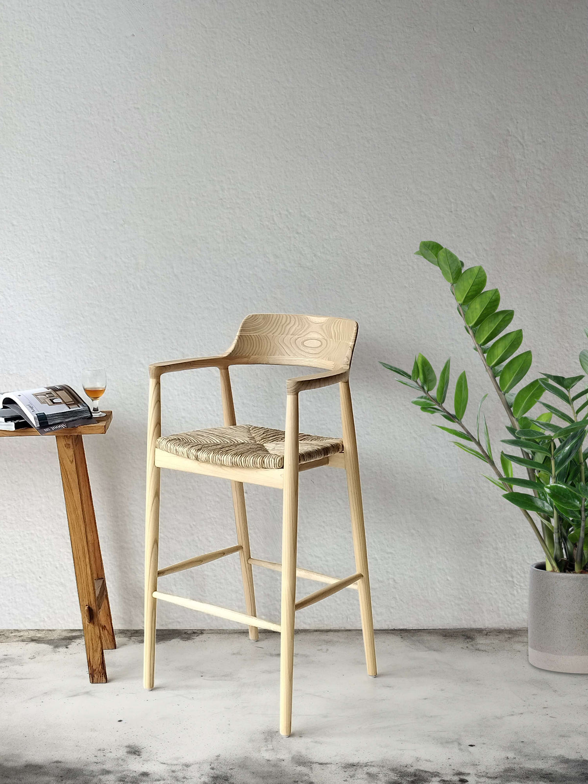 Kennedy Bar Chair Without Cushion – Set of 2