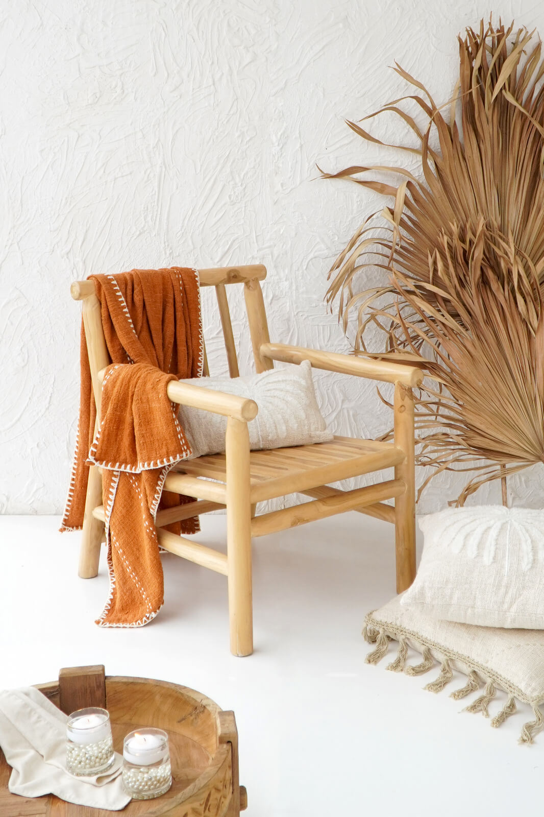 Barcelona Armchair Without Cushion – Set of 2