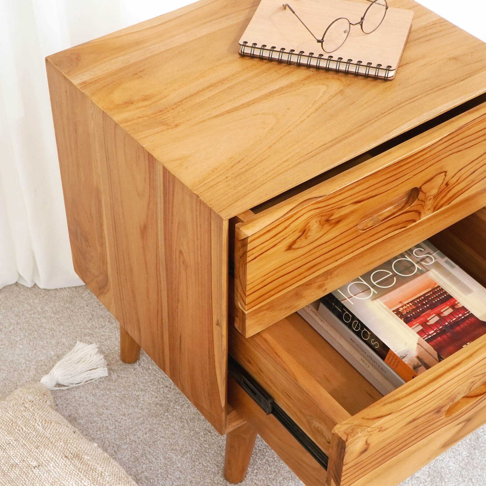 Asmund Night Table Two Drawers