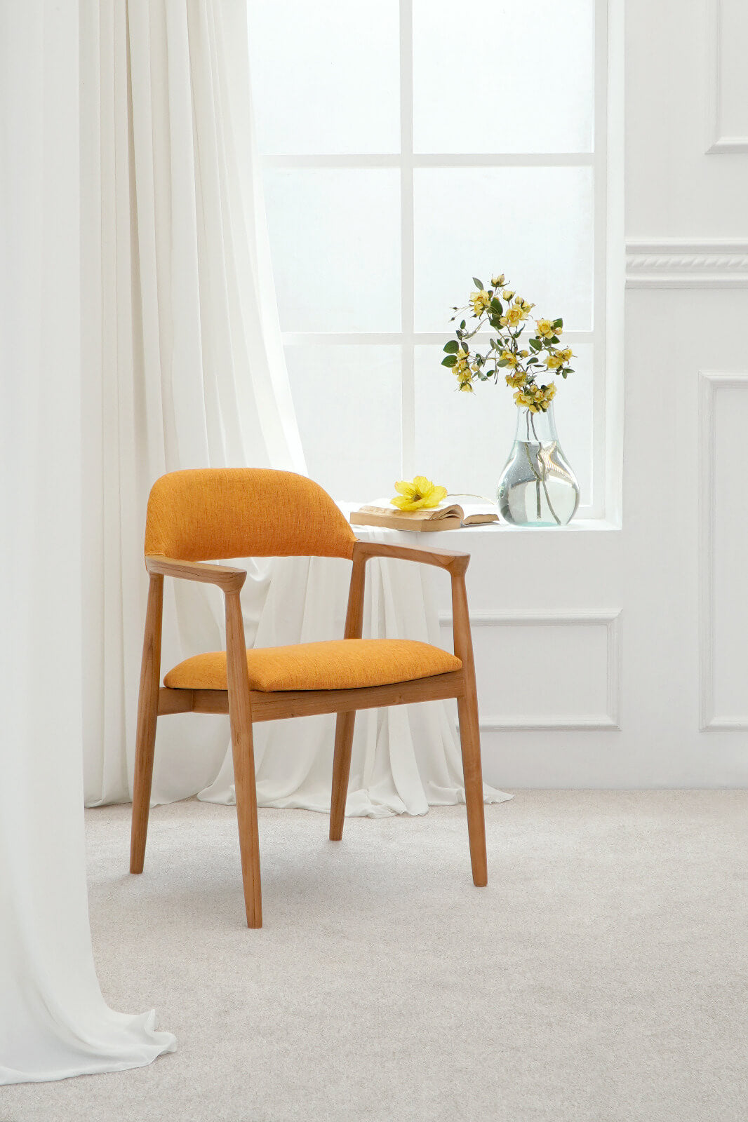 Fazio Dining Chair Without Cushion