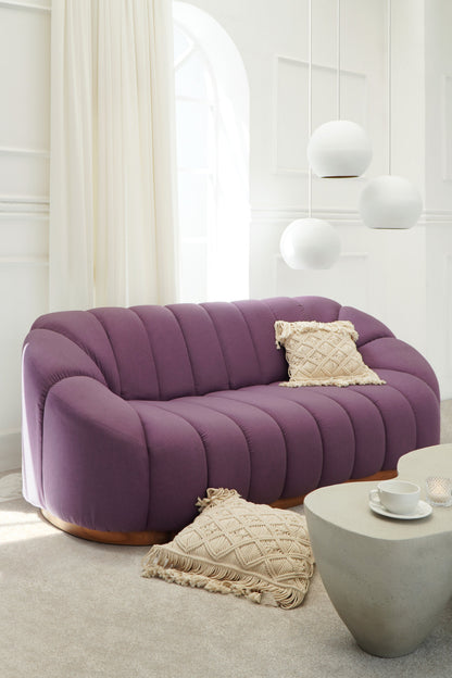 Fabric sofa Jolinda – boho furniture handcrafted in Bali by BaliSouk