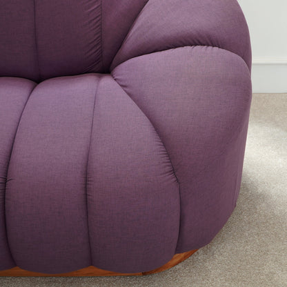 Fabric sofa – Jolinda, natural natural materials in boho style