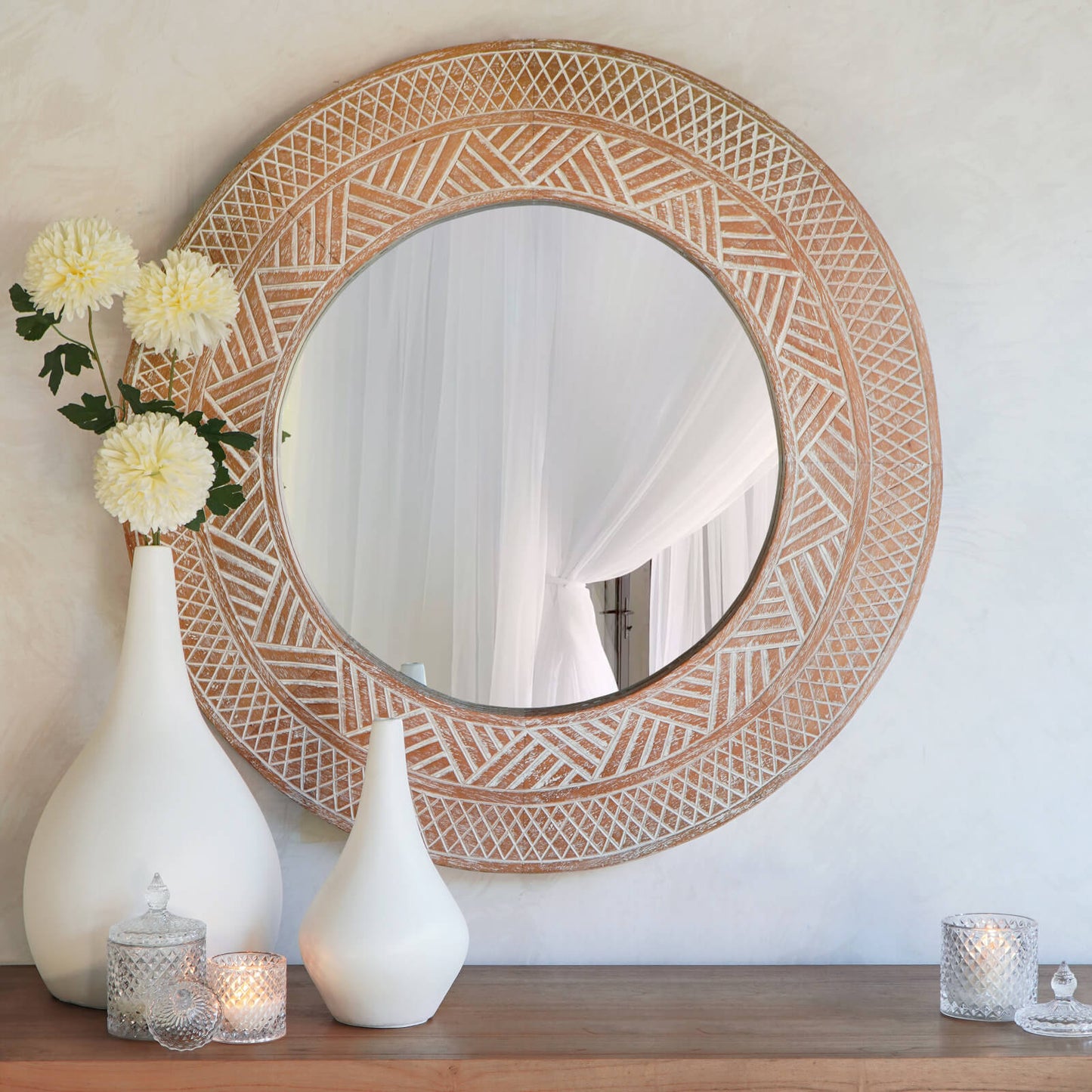 Bali Furniture – Dhoho Round Mirror - Small