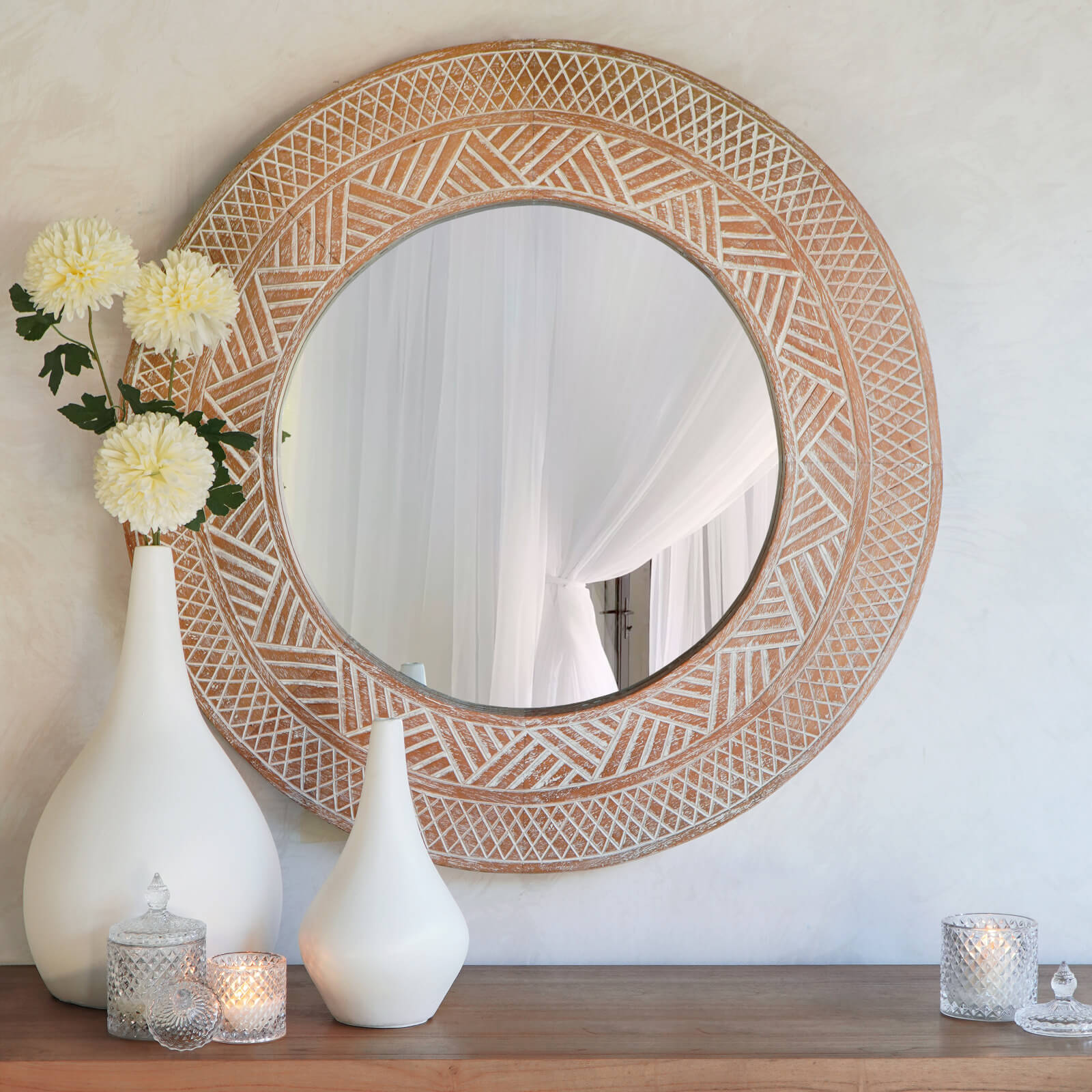 Bali Furniture – Dhoho Round Mirror - Small