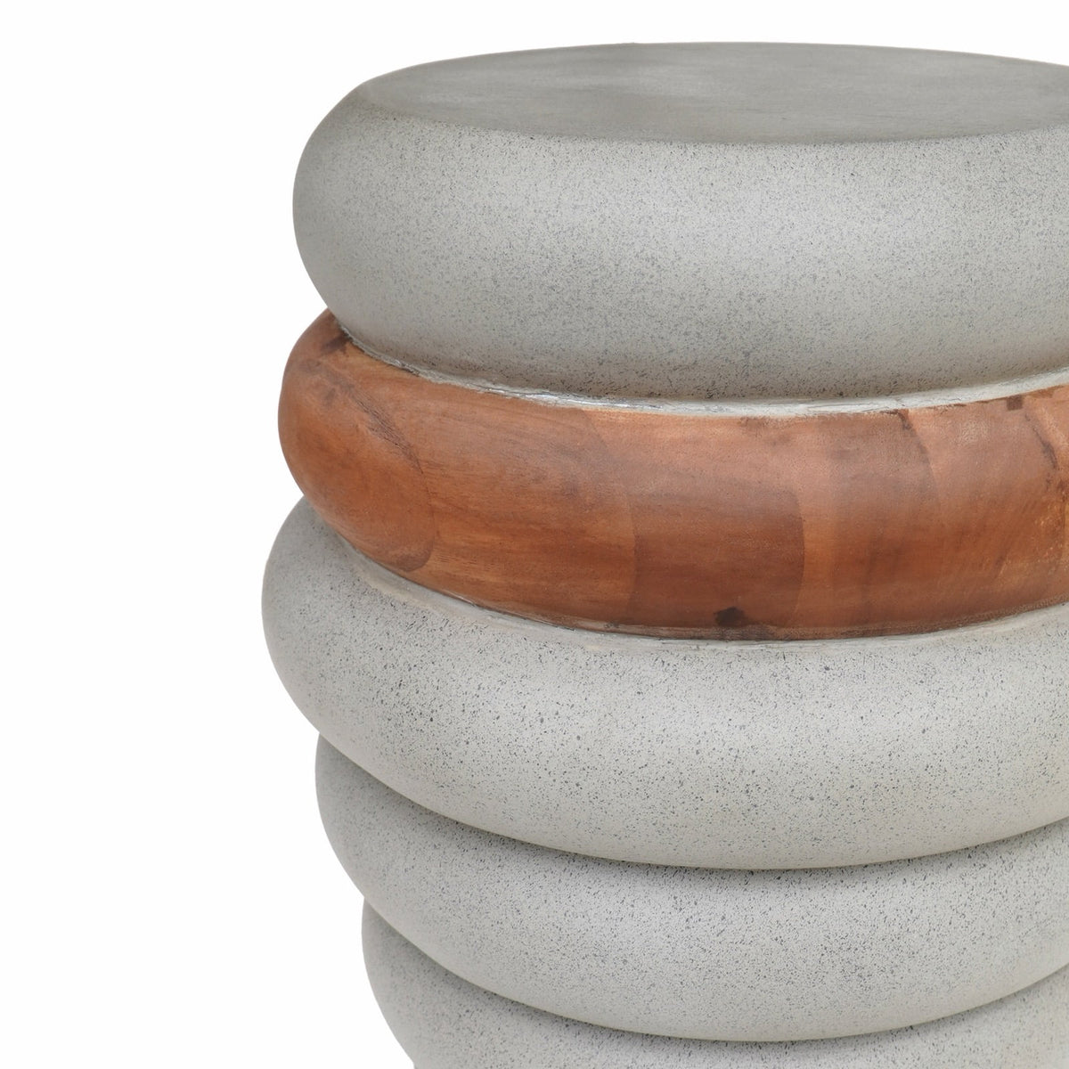 Thomi End side table, boho furniture handmade by Balinese artisans
