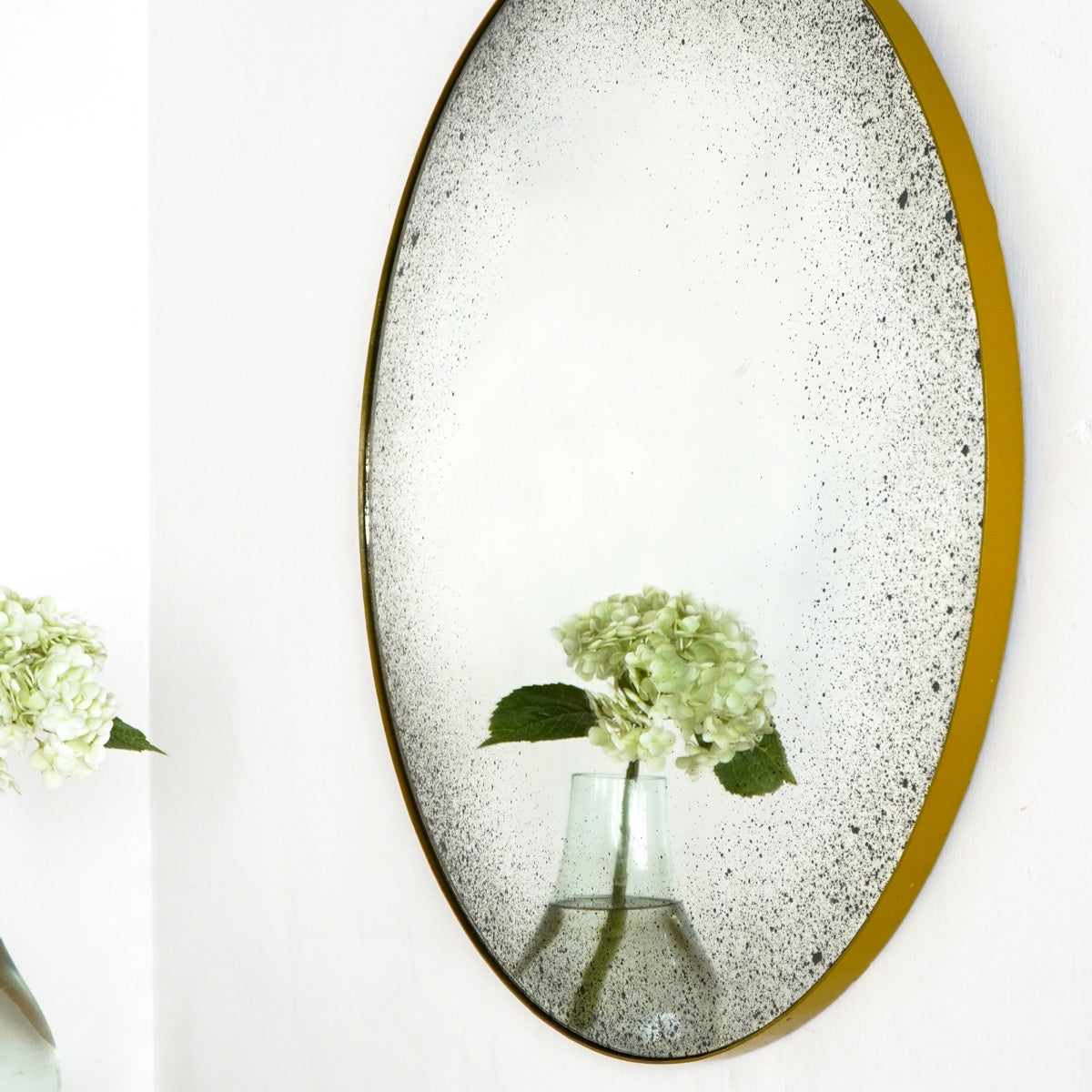 George Round Antique Mirror - Large