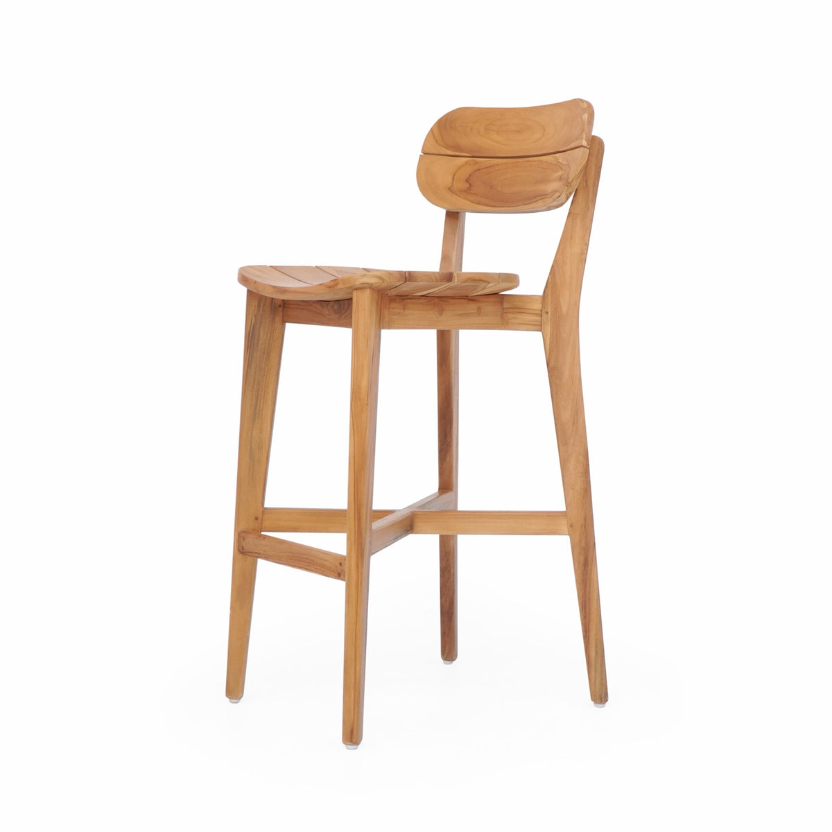 Teak bar chair Kate – handmade in Bali, boho style