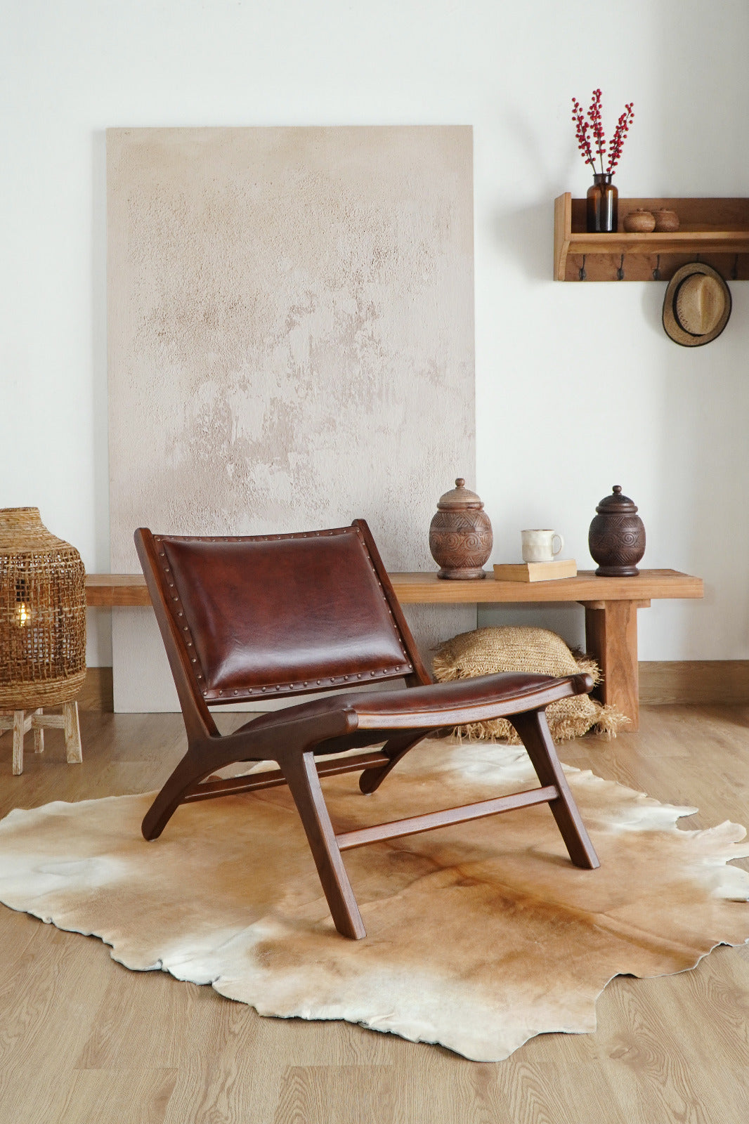 The Catania lazy chair – natural materials, boho furniture handmade in Bali