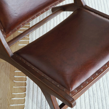 Teak lazy chair Catania – boho furniture, handwoven and handmade in Bali