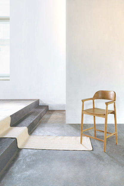 Teak bar chair – Kennedy – boho furniture handmade in Bali by BaliSouk