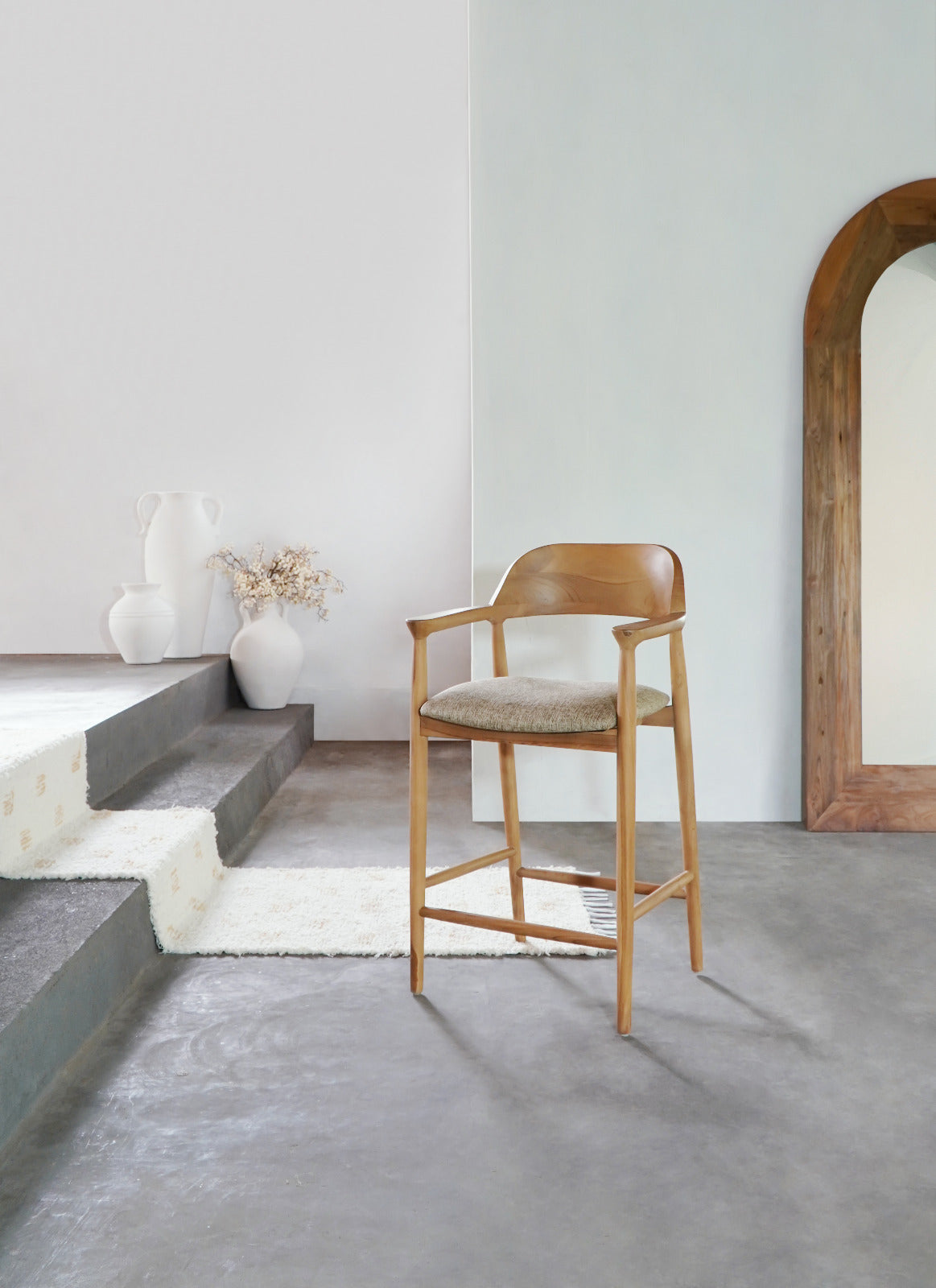 Kennedy Bar Chair With Upholstery Seat Cushion