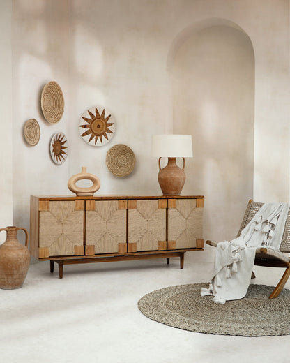 The Montana Doors cabinet – natural materials, boho furniture handmade in Bali