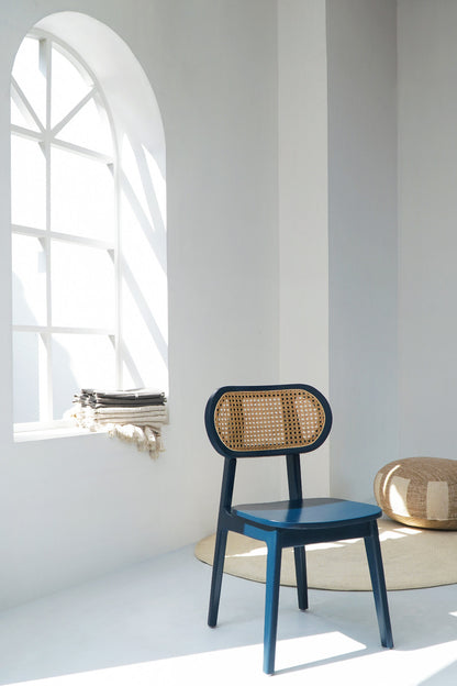 Handcrafted teak dining chair – Darwin, boho furniture from BaliSouk