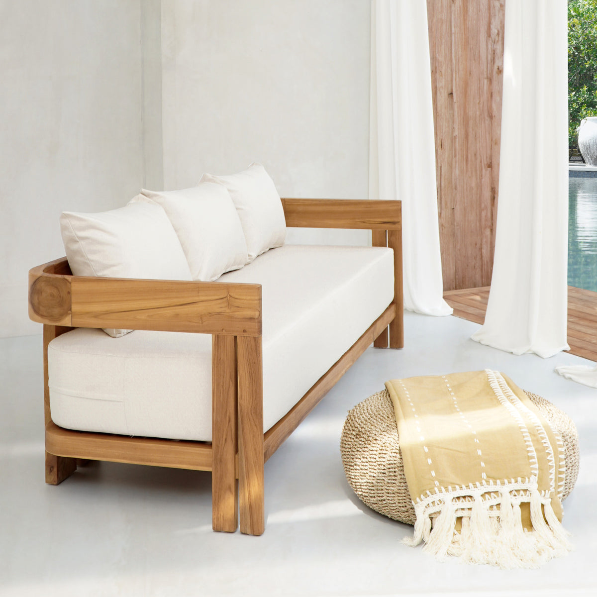 Nagoya Three Seater With Cushion