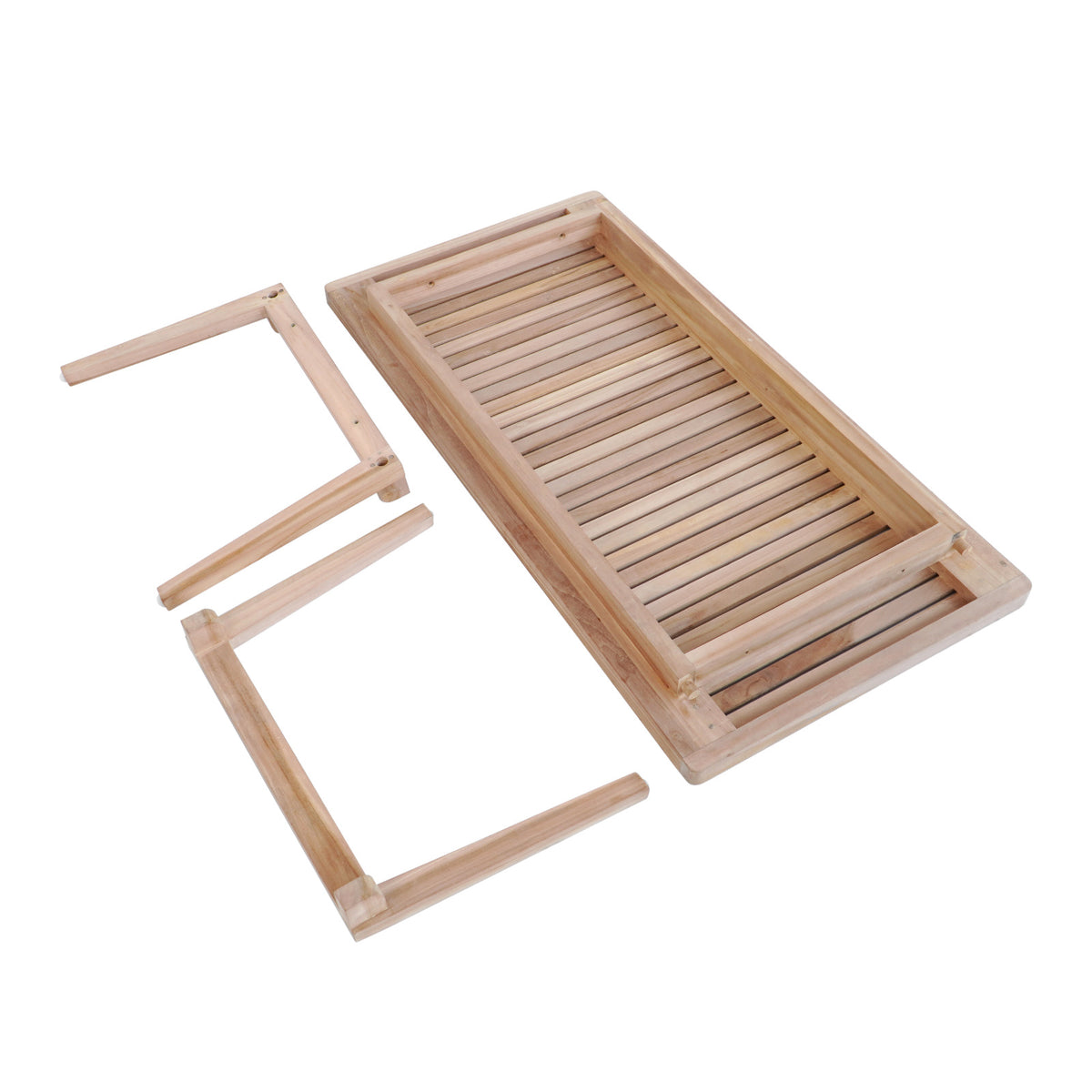Teak living set – Lara, natural natural materials in boho style