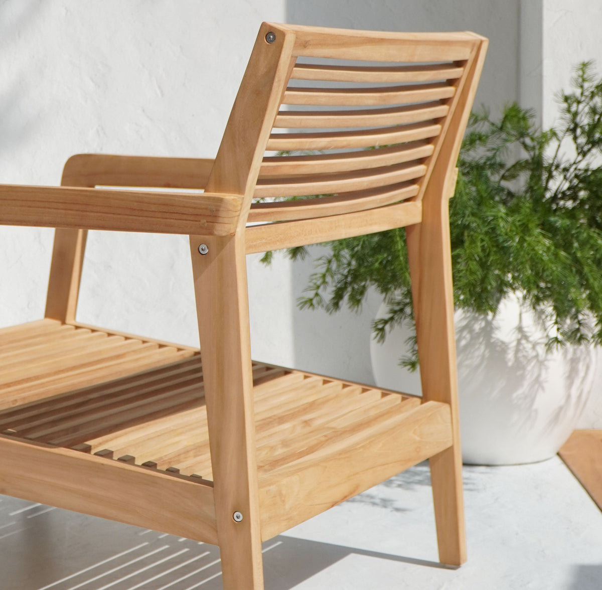 Teak living set Lara – handmade in Bali, boho style