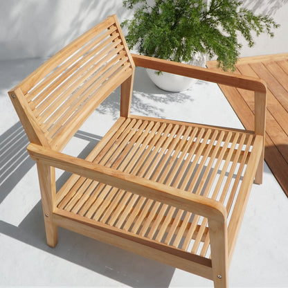 Handcrafted teak living set – Lara, boho furniture from BaliSouk