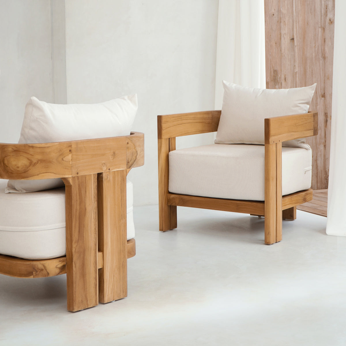 Teak sofa Nagoya – boho furniture handcrafted in Bali by BaliSouk