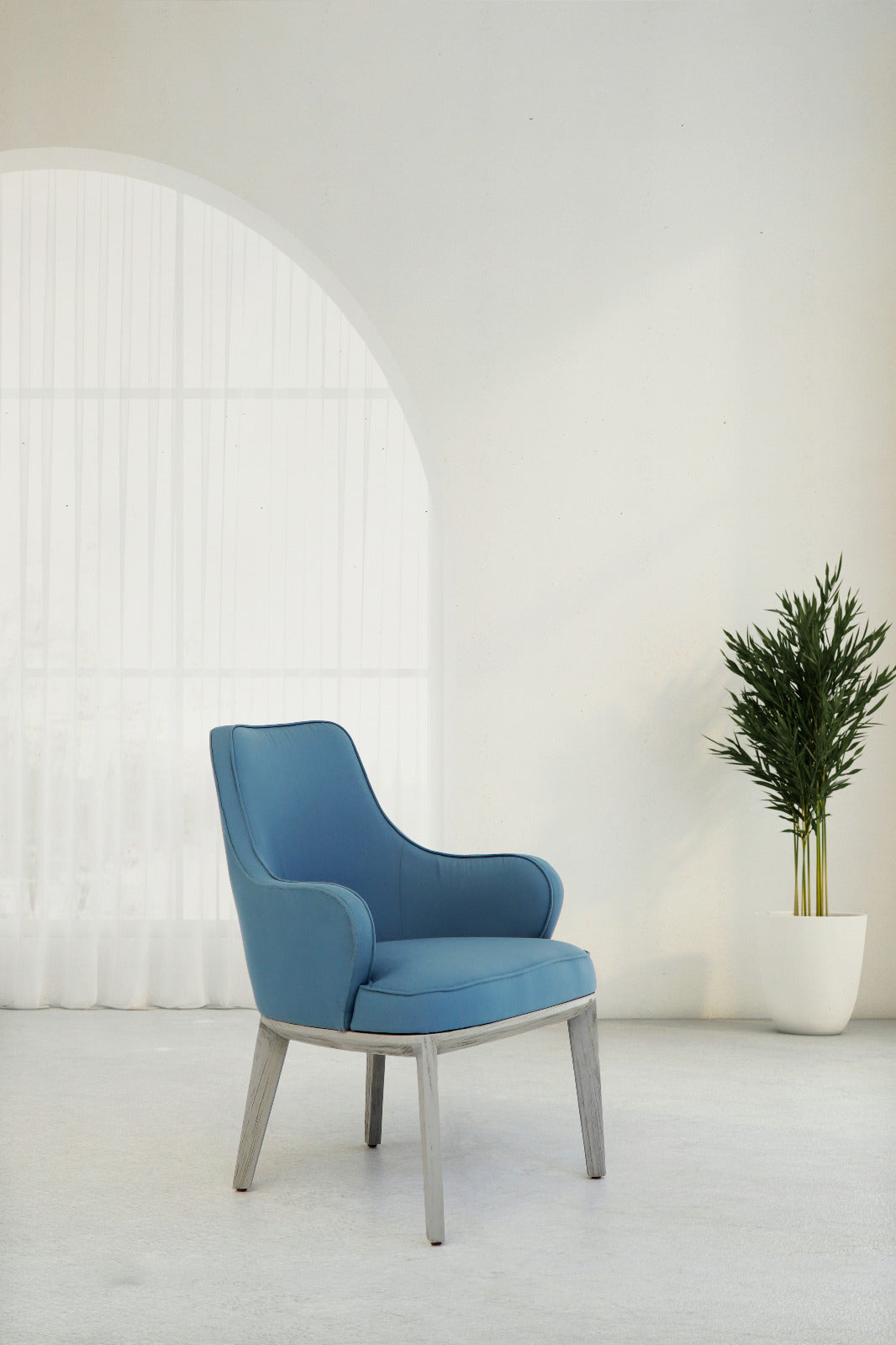 Teak armchair Phoebe – handmade in Bali, boho style