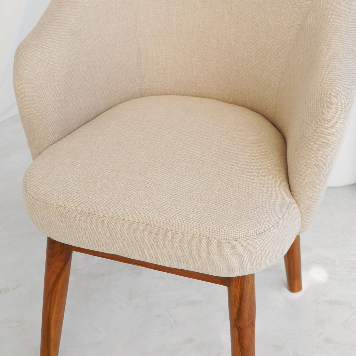 Handcrafted teak armchair – Patra, boho furniture from BaliSouk