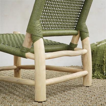 Teak lazy chair – Paris, natural natural materials in boho style