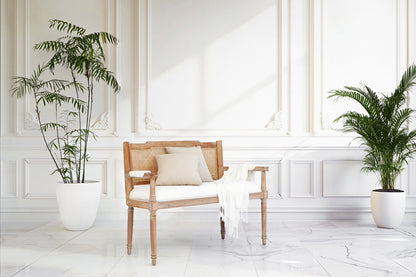 Rattan bench – Beatrice – boho furniture handmade in Bali by BaliSouk