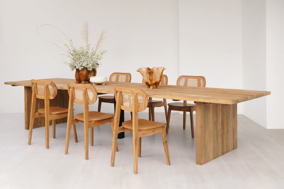 Krakatau dining table by BaliSouk – boho furniture made in Bali