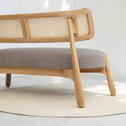 Teak living set Roskilde – handmade in Bali, boho style