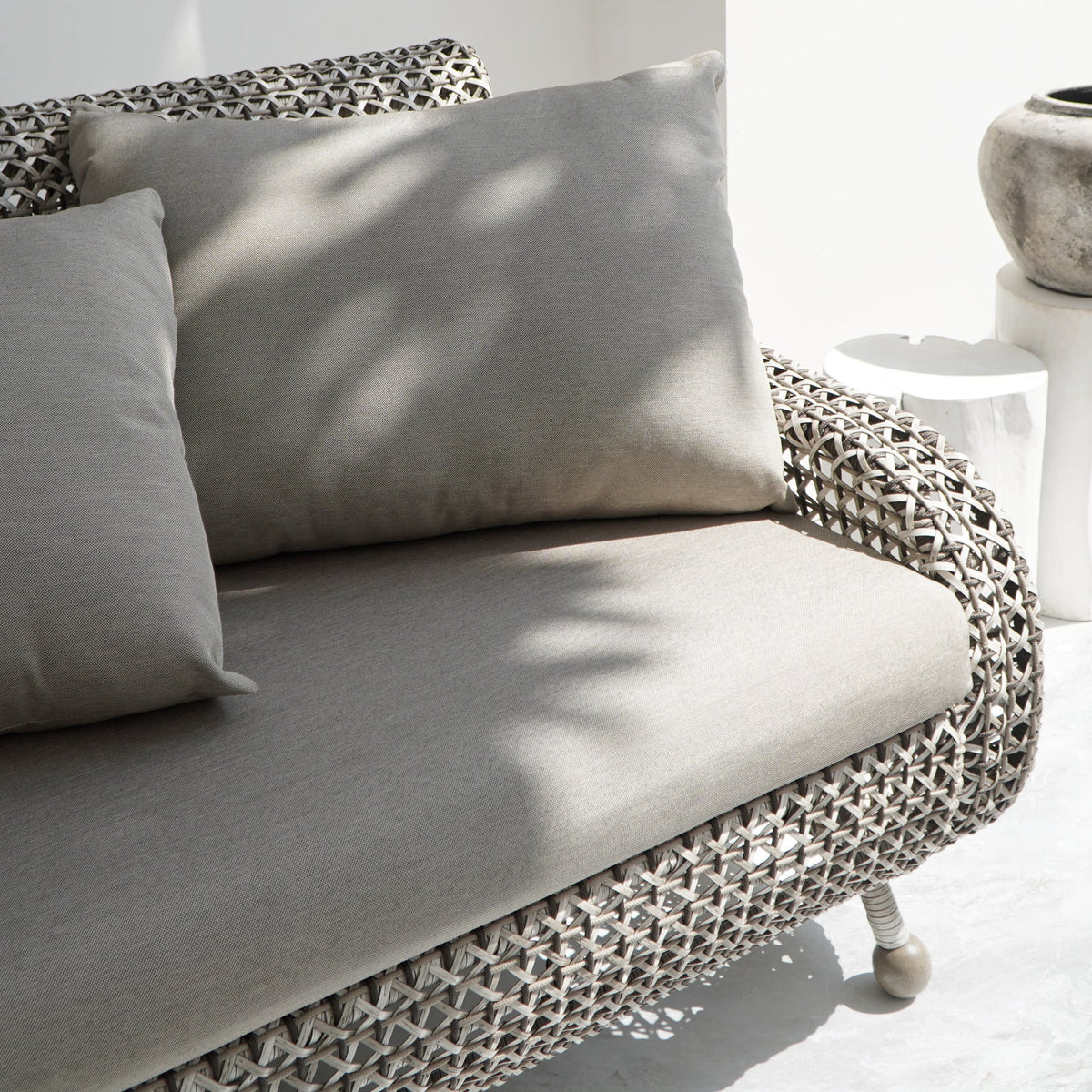 Handcrafted teak living set – Crab, boho furniture from BaliSouk
