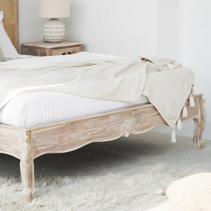 Hamilton Cane Bed With Headboard