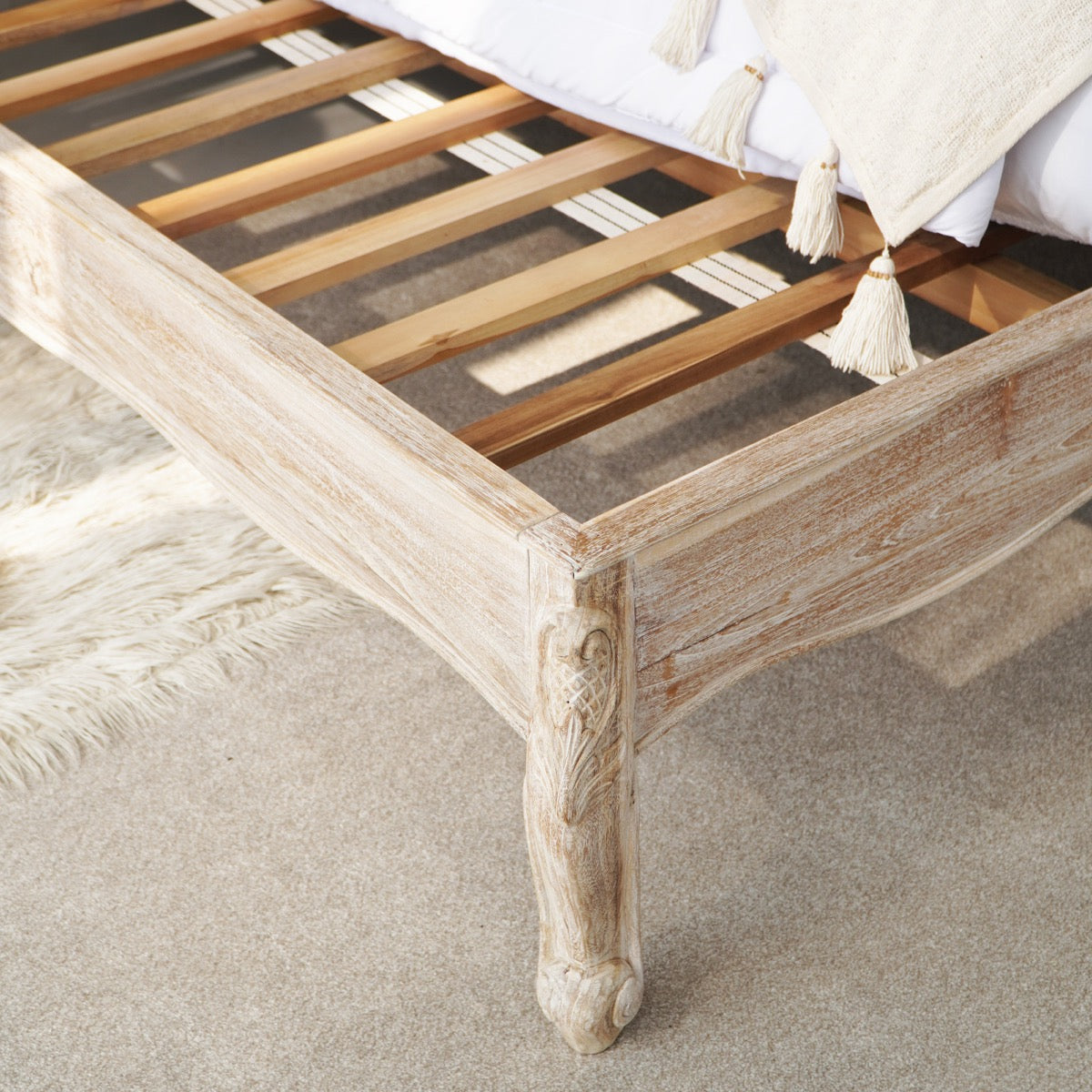 Hamilton Cane Bed With Headboard