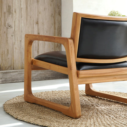 Handcrafted teak armchair – Kimberly, boho furniture from BaliSouk