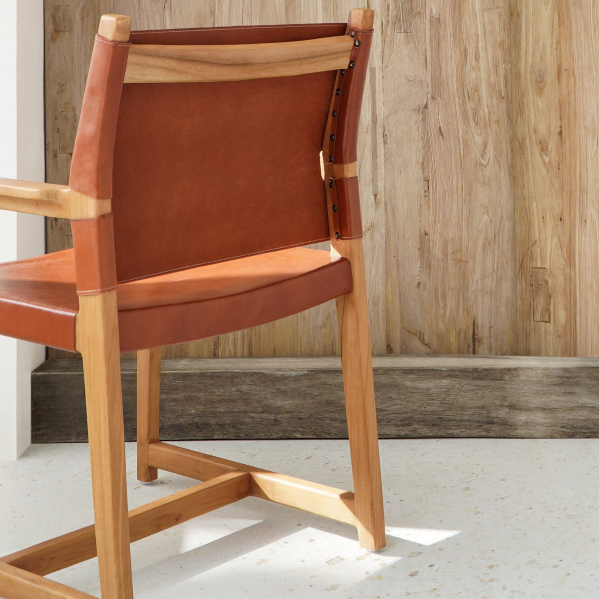 Shantel dining chair, boho furniture handmade by Balinese artisans