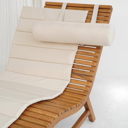Batam chaise longue in natural materials – boho furniture by BaliSouk