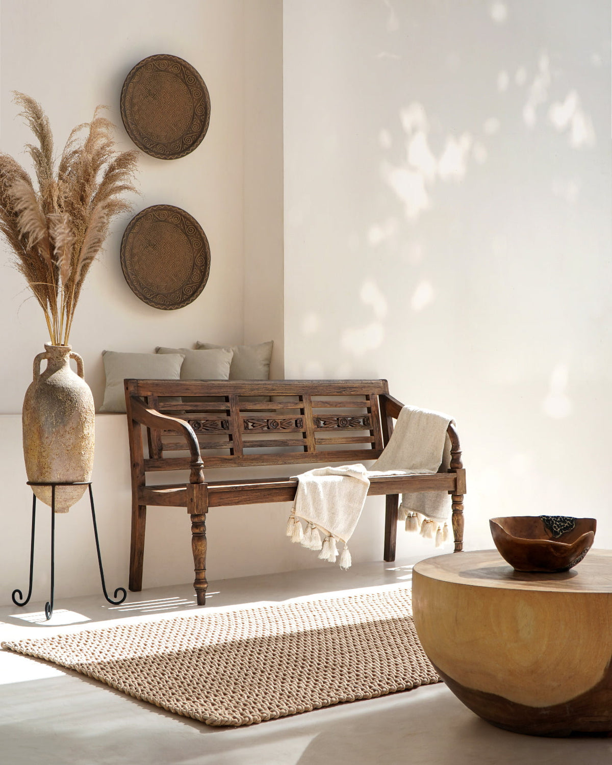 William bench by BaliSouk – boho furniture made in Bali