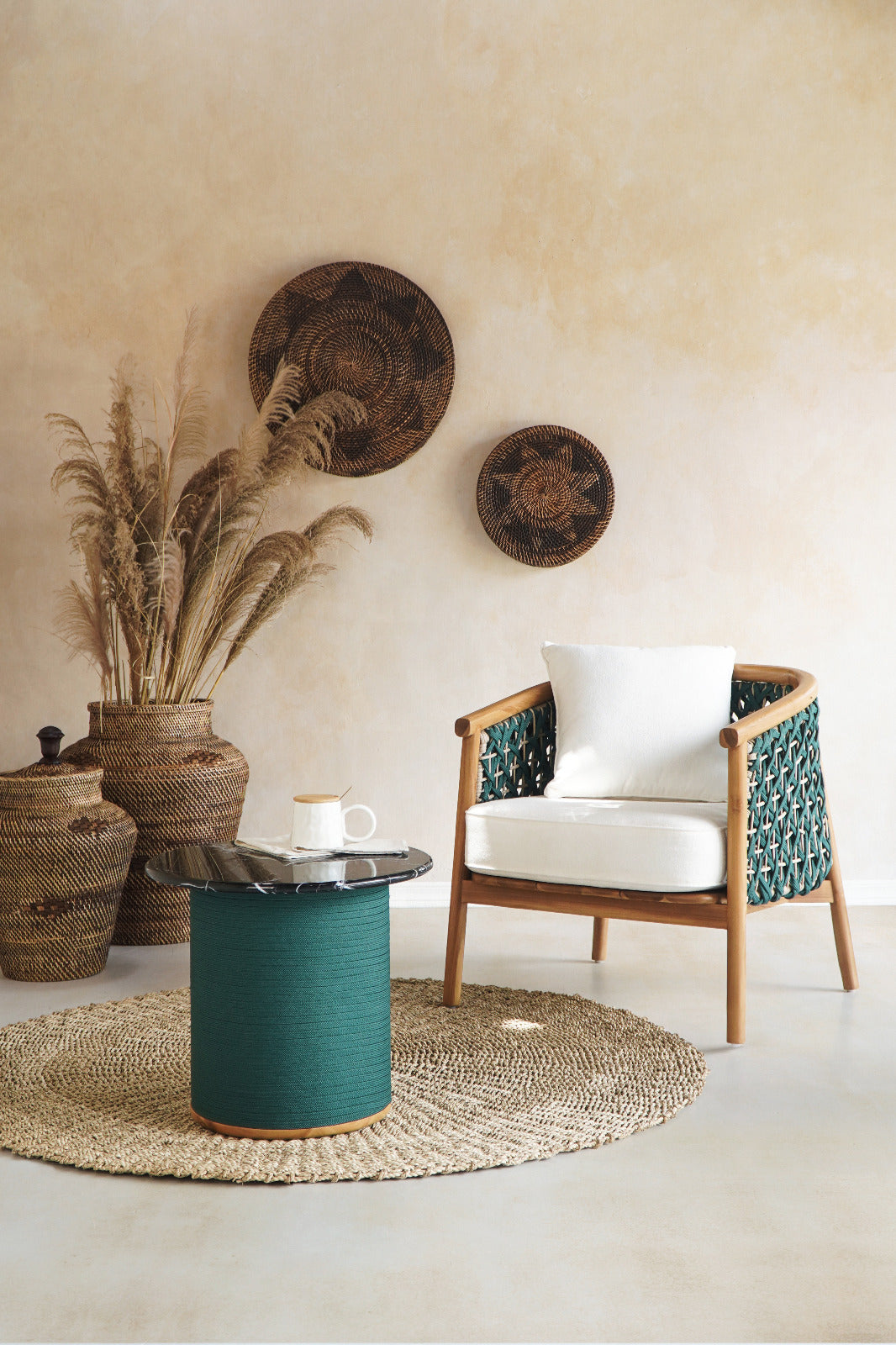 Bali Furniture – Mauro Side Table – Mauro Side Table brings a refined Bali a