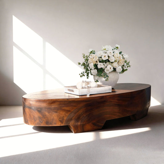 Bali Furniture – Mohan Oval Coffee Table – Mohan Oval Coffee Table brings a refined