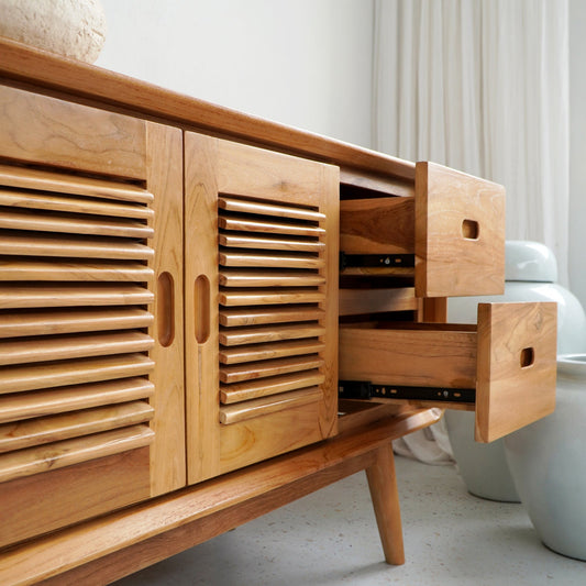 Bali Furniture – Goteborg Buffet - Two Doors, Four Drawers – Goteborg Buffet - Two Doors, Four Drawer