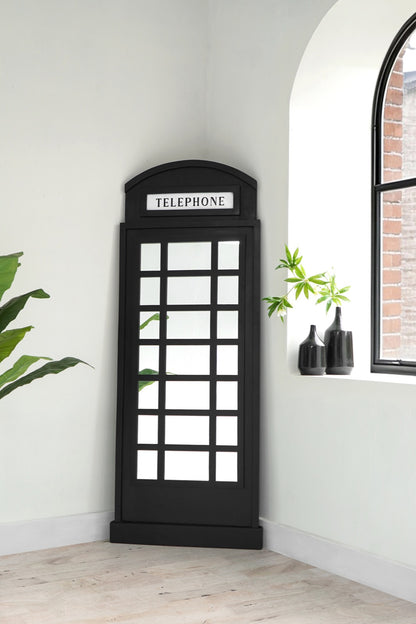 Mahogany mirror London Standing – handmade in Bali, boho style